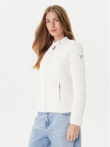Guess Kurtka przejściowa W5YL13 WHDQ0 Écru Regular Fit