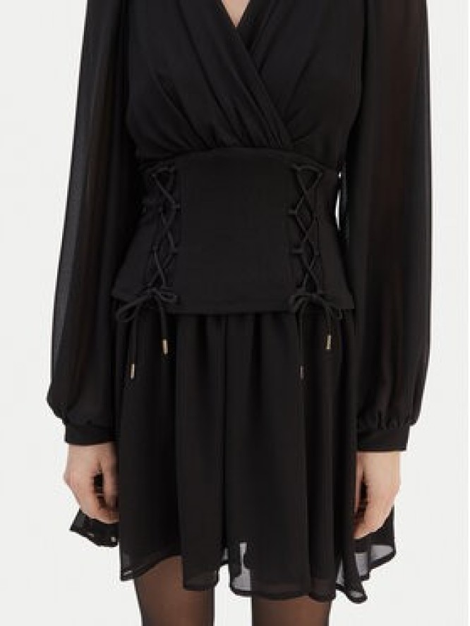 Rinascimento Sukienka koktajlowa CFC0126603003 Czarny Regular Fit