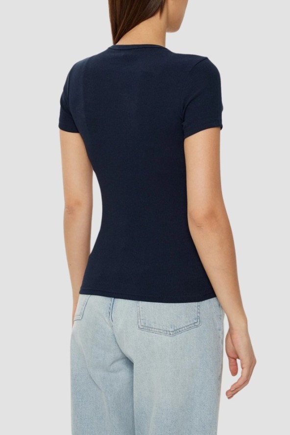 TOMMY JEANS Granatowy t-shirt damski, Rozmiar XL