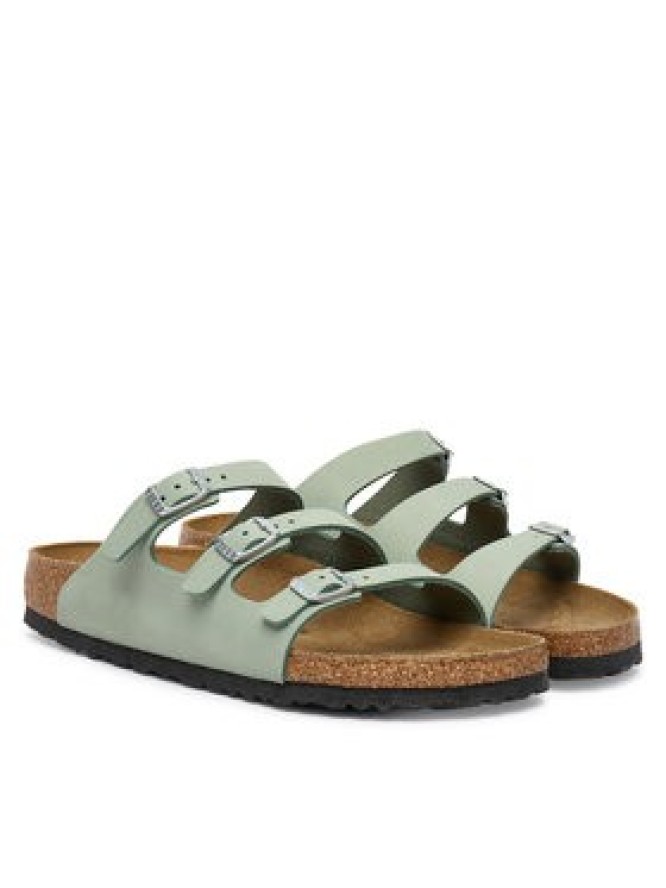 Birkenstock Klapki Florida 1030319 Zielony