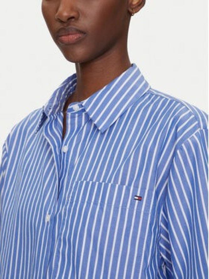 Tommy Hilfiger Koszula WW0WW44717 Niebieski Boxy Fit