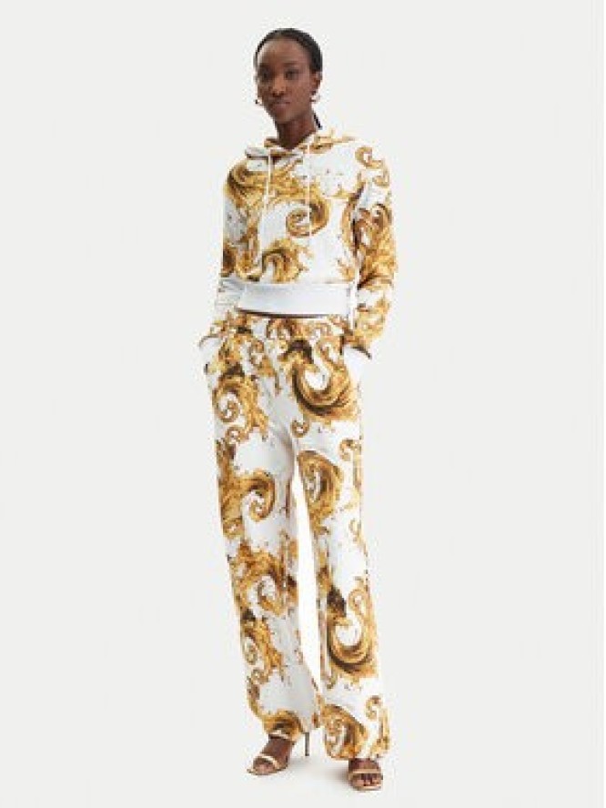 Versace Jeans Couture Bluza 80HAI313 FS196 Biały Regular Fit