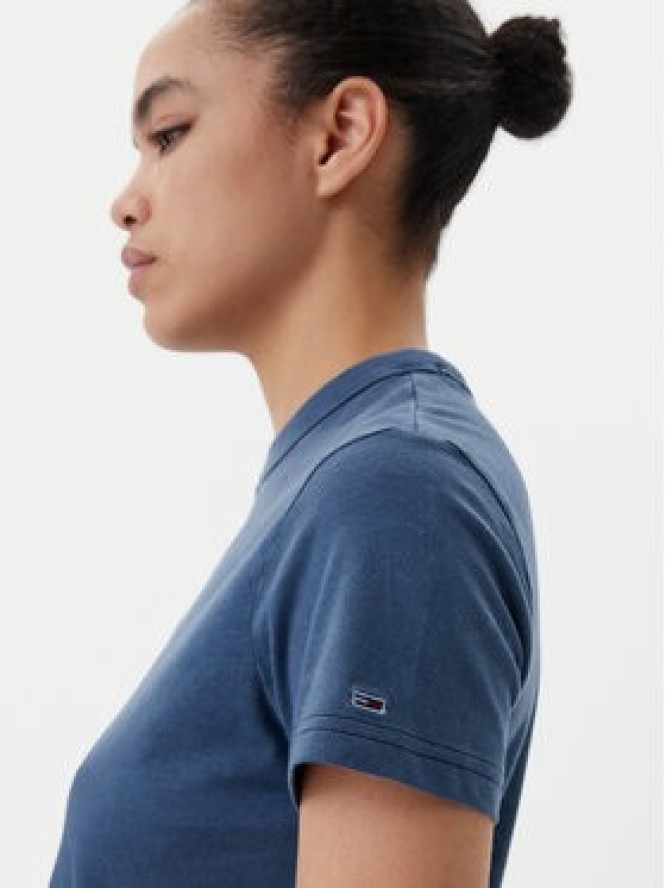 Tommy Jeans T-Shirt Varsity DW0DW20317 Granatowy Regular Fit