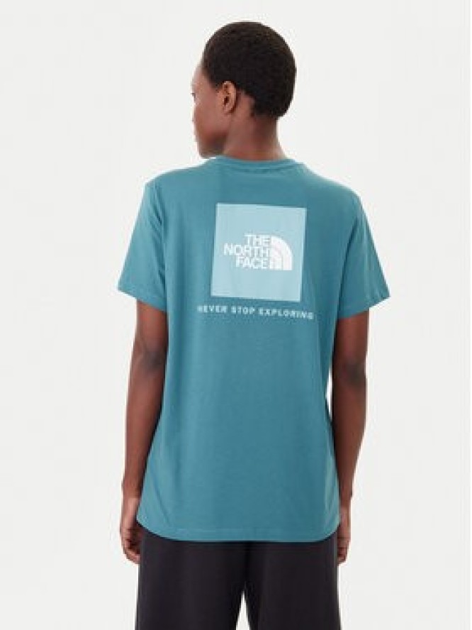 The North Face T-Shirt Redbox NF0A87NK Niebieski Relaxed Fit