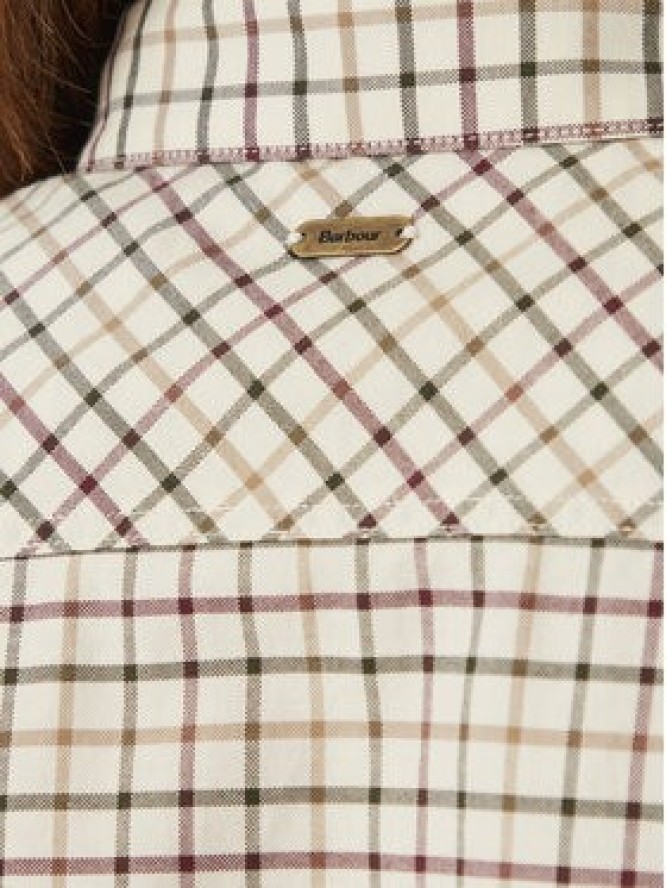 Barbour Koszula Woodside LSH1643CR52 Beżowy Slim Fit