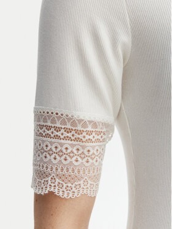 ONLY Bluzka Tilde 15335353 Biały Slim Fit