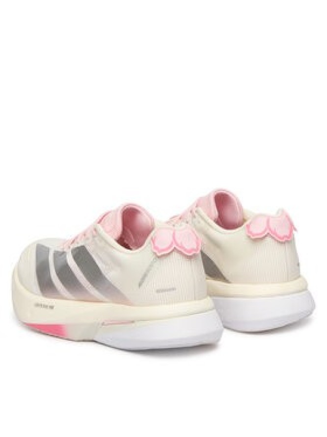 adidas Buty do biegania adizero Boston 13 JQ9667 Écru