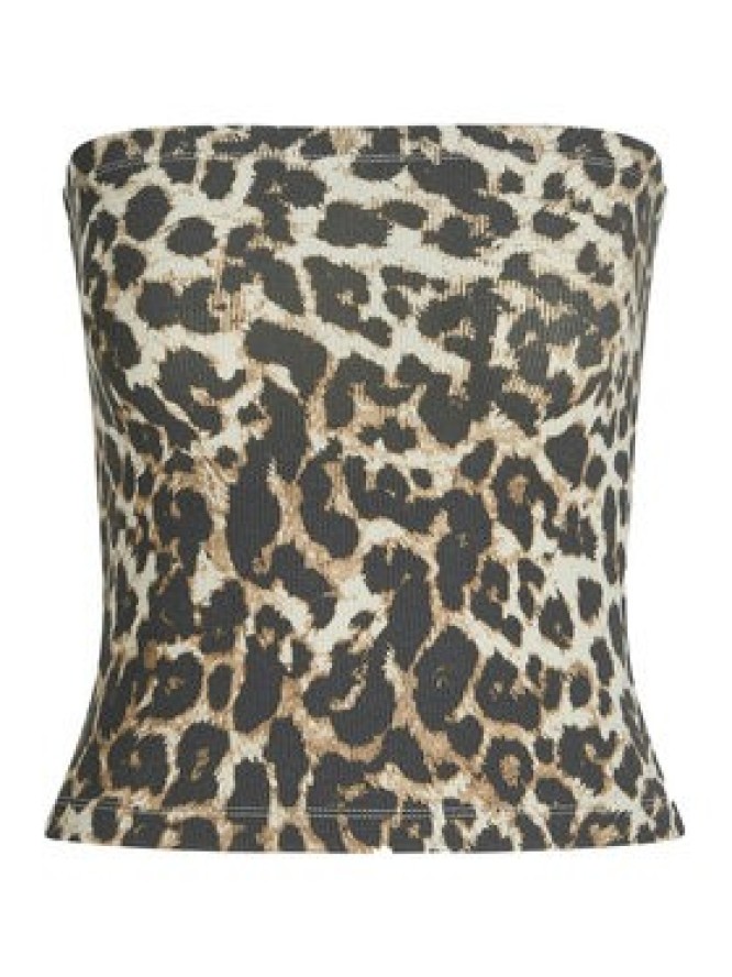 JJXX Top Fiona 12280486 Brązowy Slim Fit