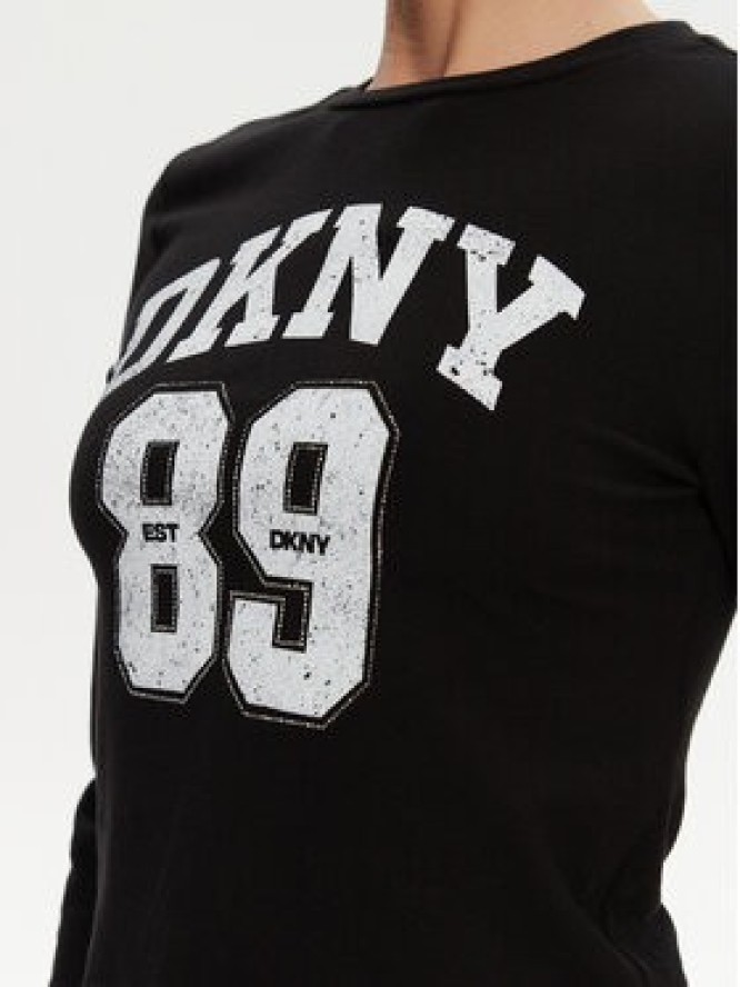 DKNY Bluzka DP4T9979 Czarny Regular Fit