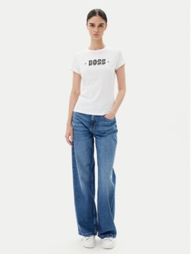 BOSS T-Shirt Endora 50545287 Biały Regular Fit