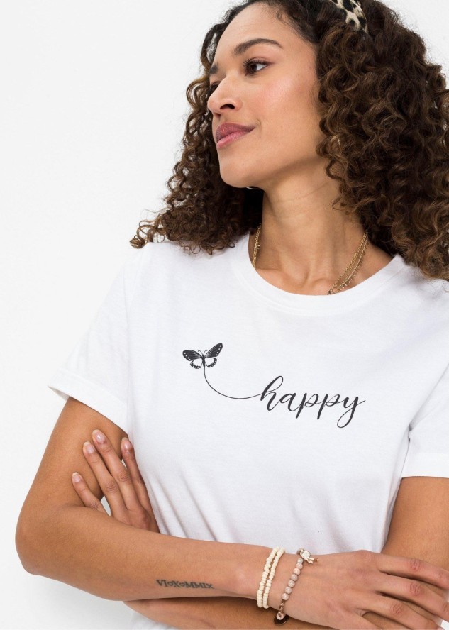 T-shirt z czystej bawełny