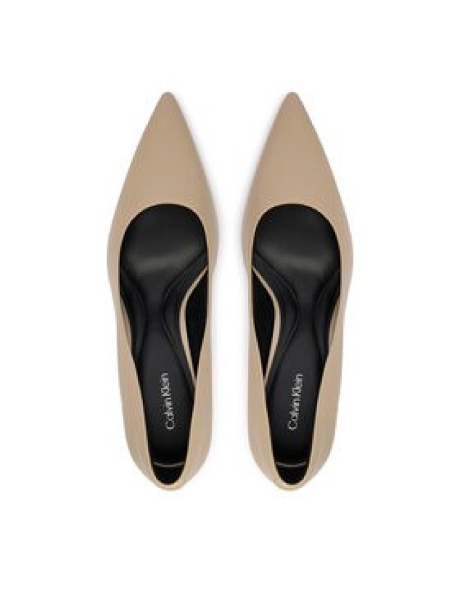 Calvin Klein Szpilki Ess Stiletto 70 HW0HW02607 Beżowy