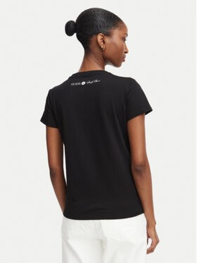 Guess T-Shirt W6YI66 K6715 Czarny Regular Fit
