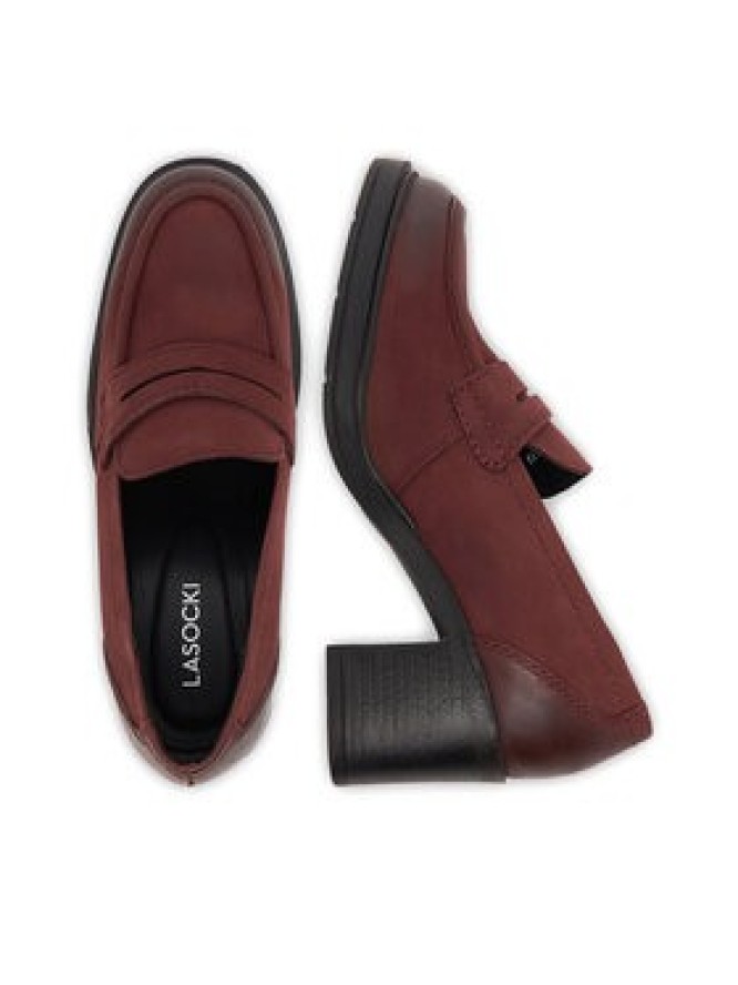 Lasocki Półbuty CEO-WI23-VISA-01 Bordowy
