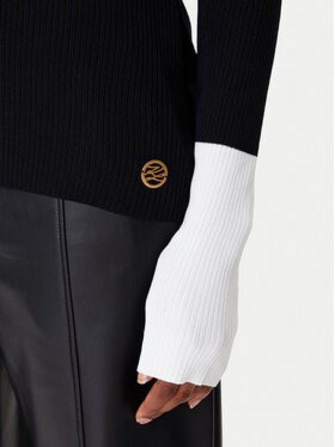 KARL LAGERFELD Sweter A4W18043 Czarny Slim Fit