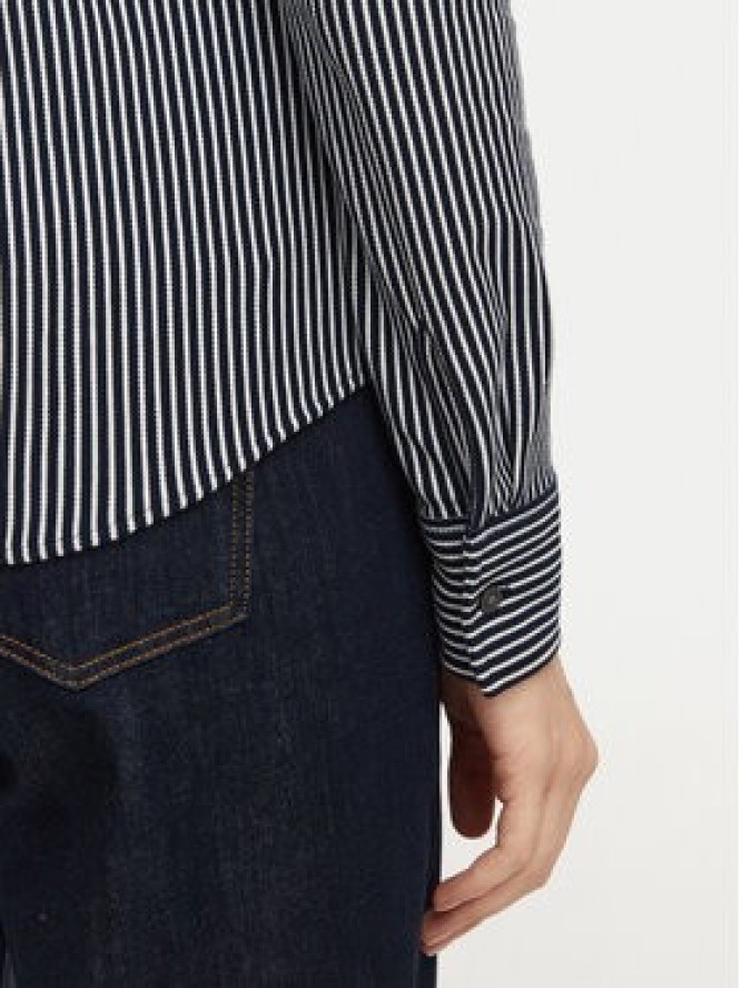Tommy Hilfiger Koszula WW0WW43528 Granatowy Slim Fit