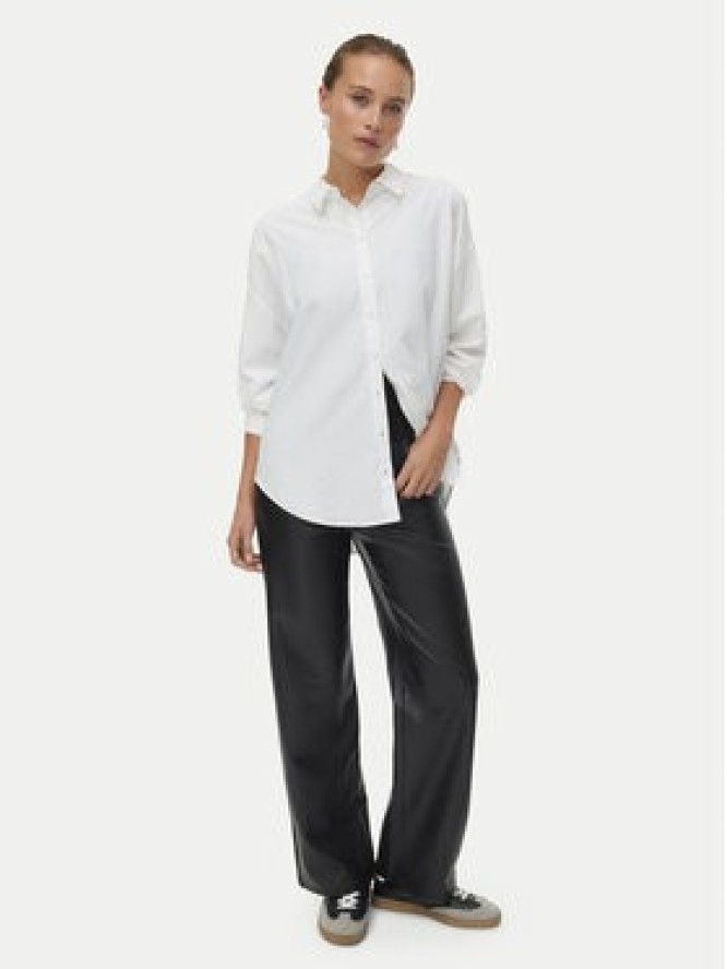 Vero Moda Koszula Fanni 10337791 Biały Oversize