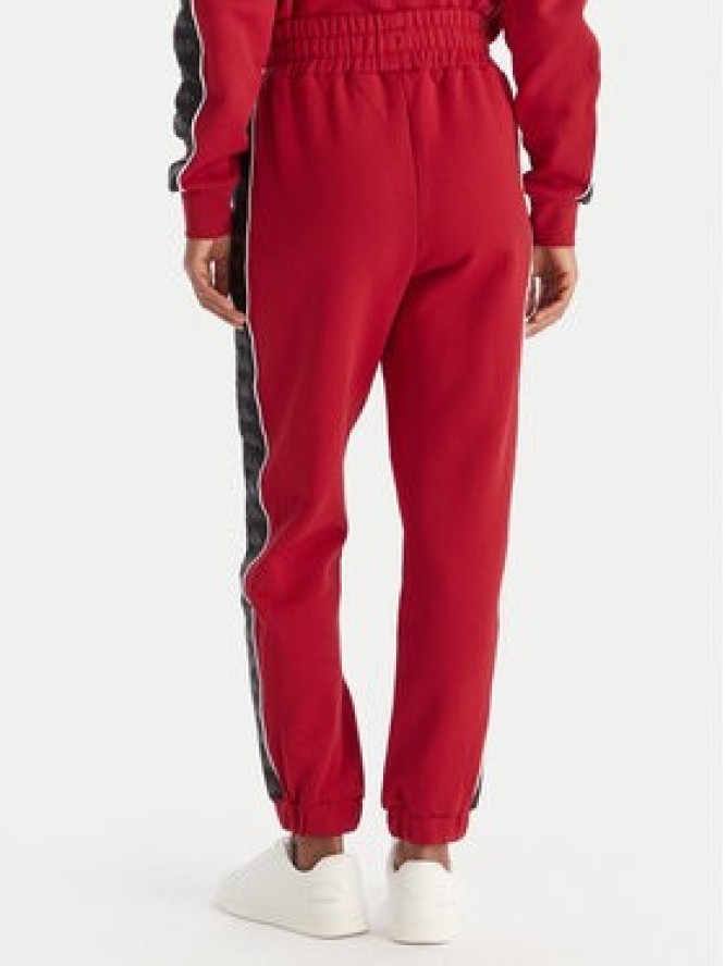 Kappa Spodnie dresowe Banda Adina 311M8HW Czerwony Regular Fit