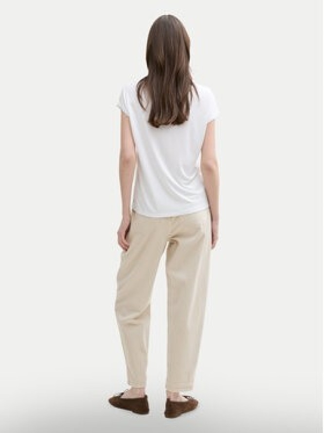 Tom Tailor Denim Jeansy 1045968 Beżowy Relaxed Fit