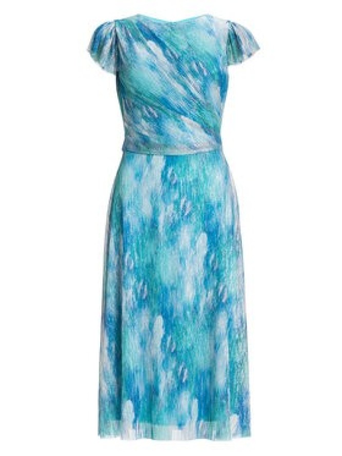 Swing Sukienka koktajlowa 5AI21300 Niebieski Regular Fit