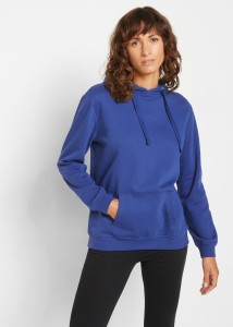 Bluza z kapturem, z miękkiego materiału frotte