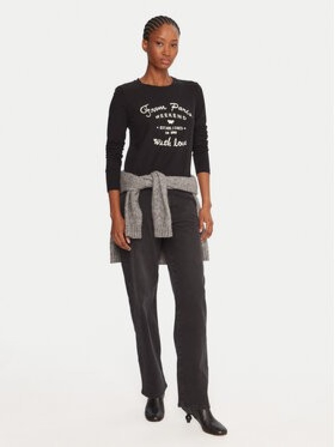 Weekend Max Mara Bluzka Alias 2525946042 Czarny Regular Fit