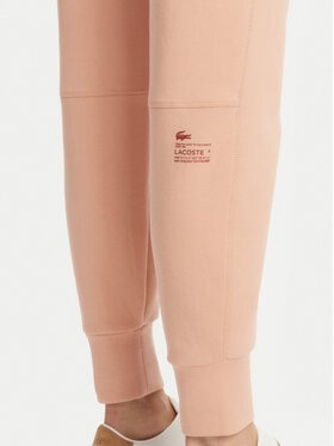 Lacoste Spodnie dresowe XF0343 Pomarańczowy Regular Fit