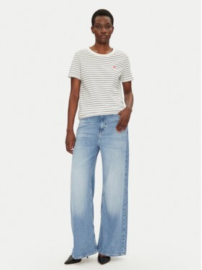 Fransa T-Shirt 20615521 Biały Regular Fit