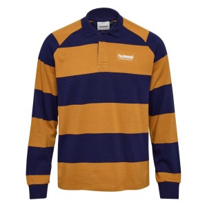 Koszulka polo z długim rękawem Hummel Striped