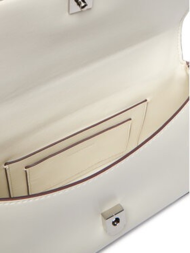 Calvin Klein Torebka Ck Convertible Chain Small Bag LV04F3172G Biały