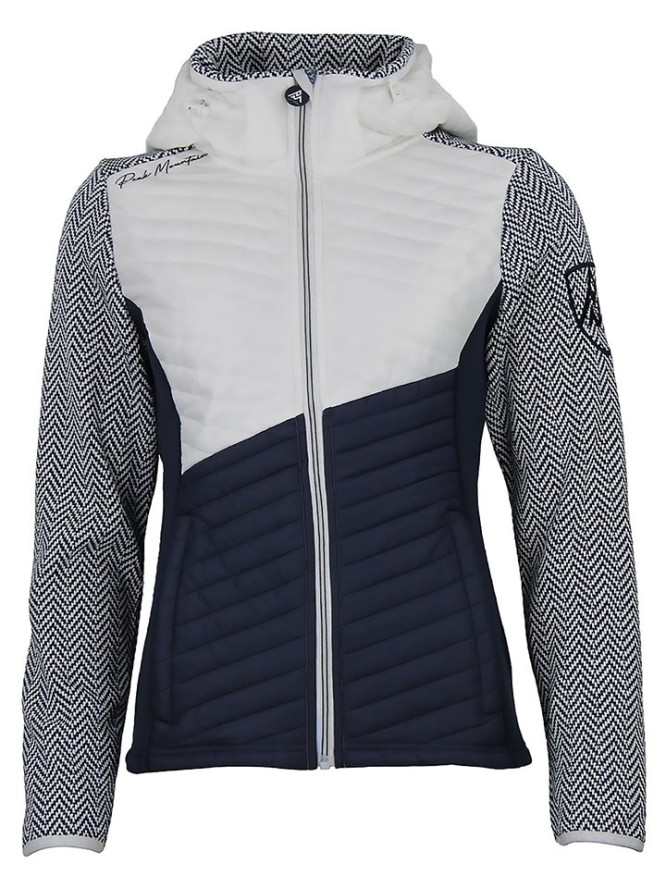 Peak Mountain Kurtka przejściowa w kolorze biało-granatowym rozmiar: S