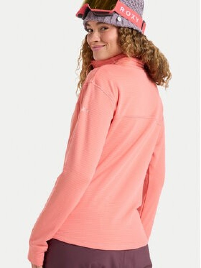 Roxy Bluza techniczna Vertere Full Zip ERJFT04974 Pomarańczowy Regular Fit