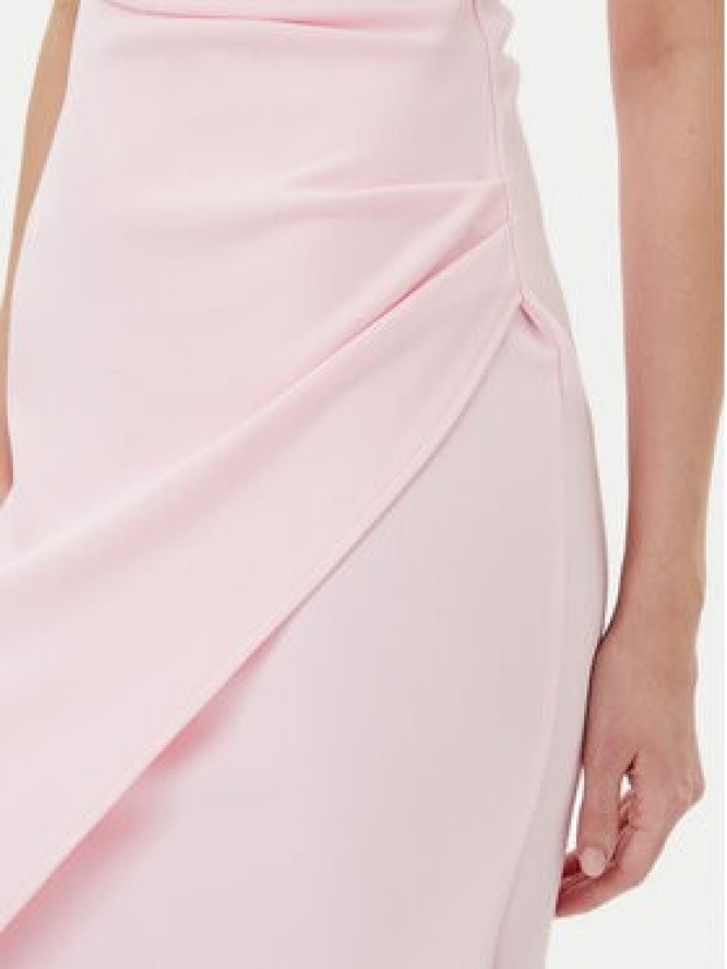 Rinascimento Sukienka koktajlowa CFC0019898002 Różowy Regular Fit