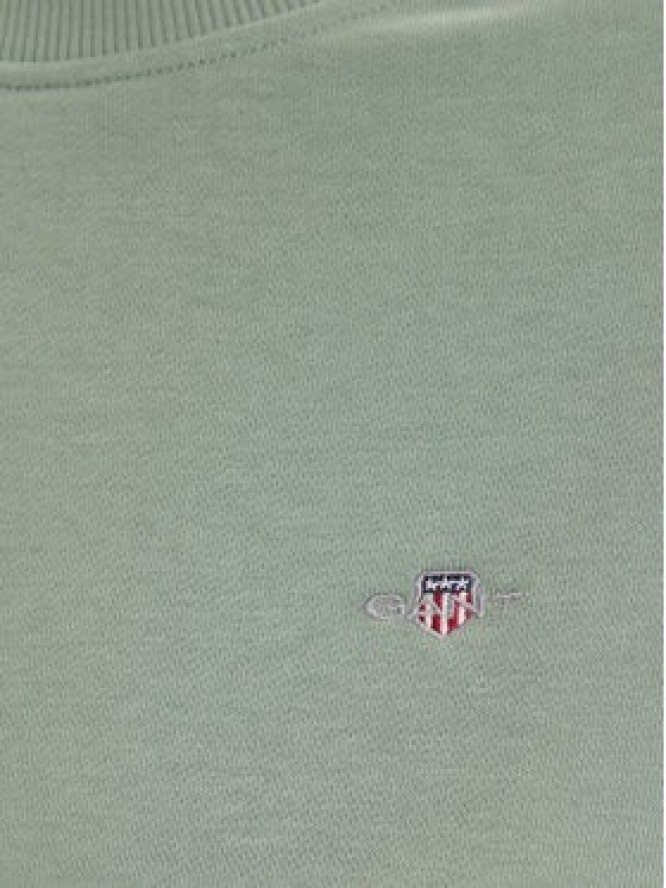 Gant Bluza Shield 4201414 Zielony Relaxed Fit