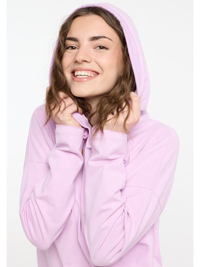 ELBSAND Bluza "Nella" w kolorze jasnoróżowym rozmiar: S