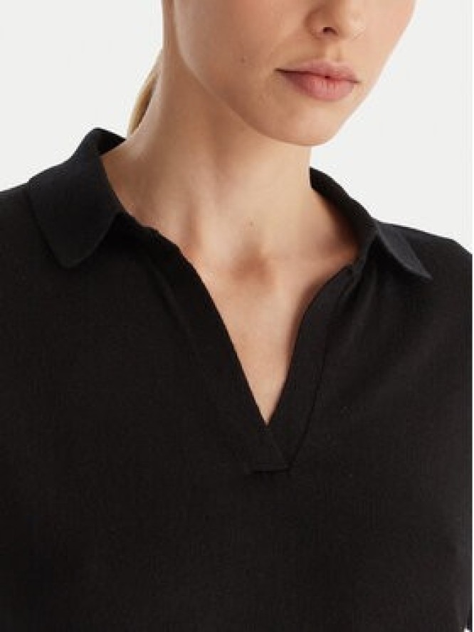 Calvin Klein Sweter LV044A305G Czarny Regular Fit