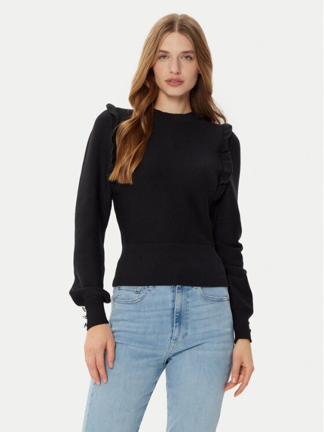 Morgan Sweter 242-MGENEVA Czarny Slim Fit