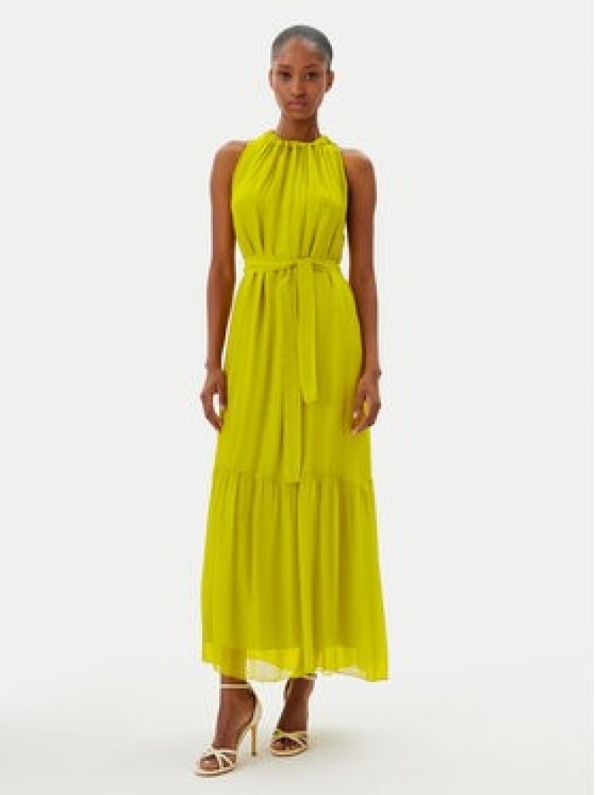 Haveone Sukienka letnia AFF-N004 Zielony Loose Fit