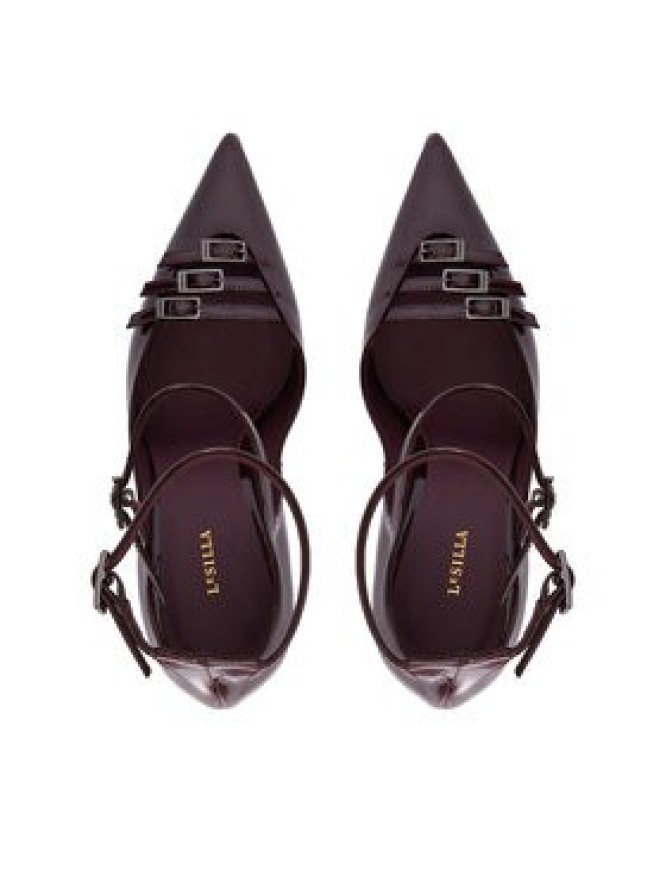 Le Silla Szpilki Deco Morgana 2004B100RCPPKAB Bordowy