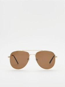 Okulary przeciwsłoneczne - brązowy