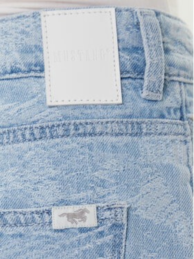 Mustang Jeansy Madison 1016002 Błękitny Wide Fit