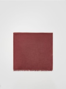 Gładki szal - bordowy
