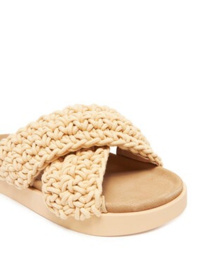 Inuikii Klapki Woven Strap Stones 70104-367 705 Beżowy