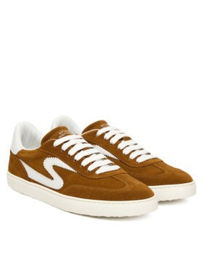 Stuart Weitzman Sneakersy Runaround SK928 XYP Brązowy