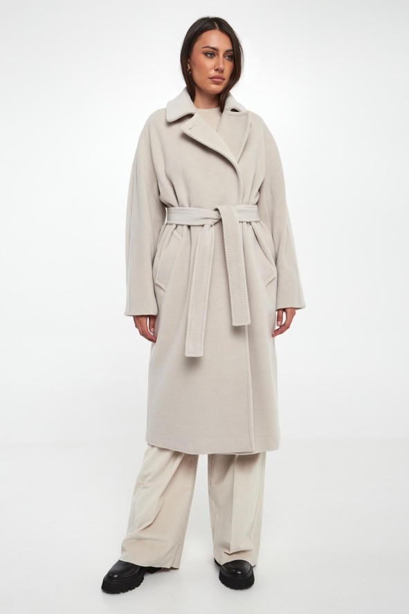 Płaszcz damski z wełny dziewiczej English MARELLA