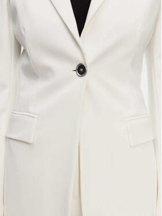 PINKO Marynarka 104903 A1L3 Biały Regular Fit