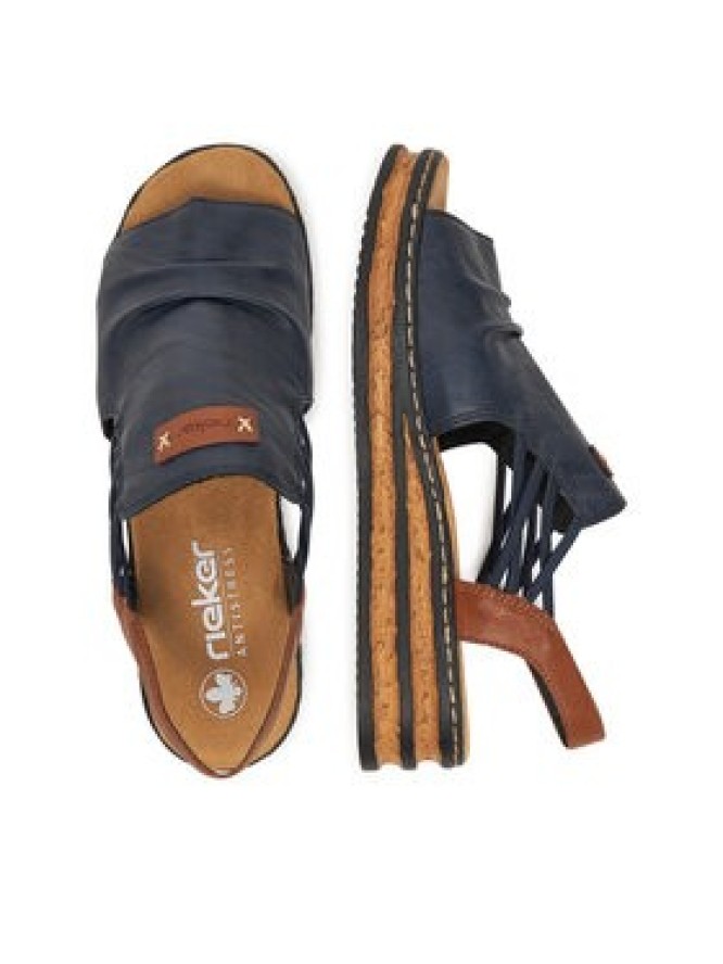 Rieker Sandały CEO-62962-14 Granatowy