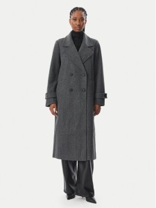 Vero Moda Płaszcz zimowy Eva 10348666 Szary ciemny Regular Fit