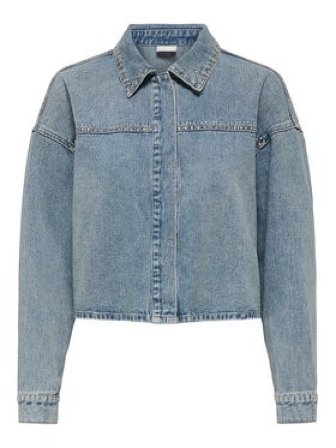 JDY Kurtka jeansowa Aspen 15351405 Niebieski Regular Fit
