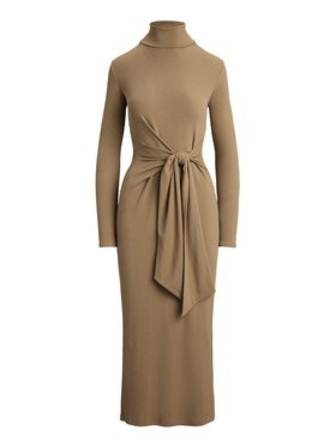 LAUREN RALPH LAUREN Sukienka dzianinowa 200980028003 Beżowy Slim Fit